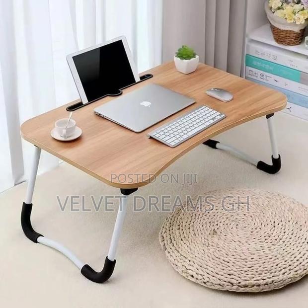 Multifunctional Foldable Laptop/Cofe Stand Breakfast Tray Standing Des photo 4