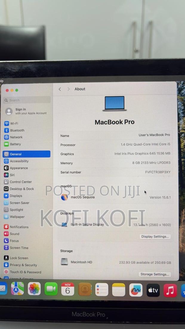 Laptop Apple MacBook Pro 2020 8GB Intel Core I5 SSD 256GB photo 3