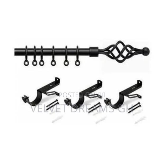 Curtain Rod Strong, Adjustable Stylish photo 2