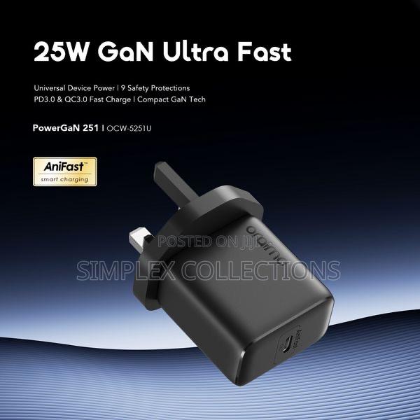 Oraimo Powergan 251 25w Gan Fast Mini Charger Set photo 5