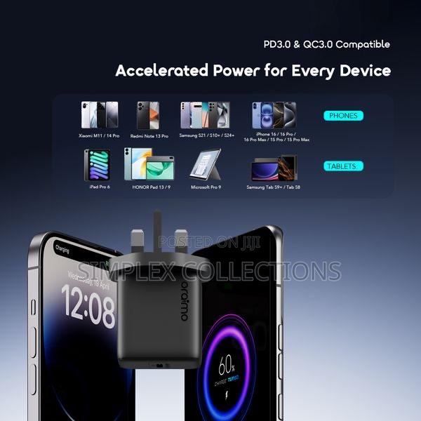 Oraimo Powergan 251 25w Gan Fast Mini Charger Set photo 6