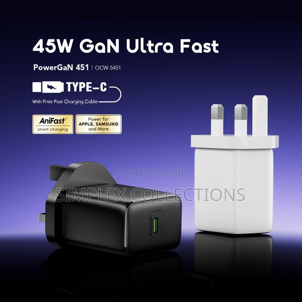 Oraimo Powergan 451 45w Gan Ultra Fast Wall Charger photo 2