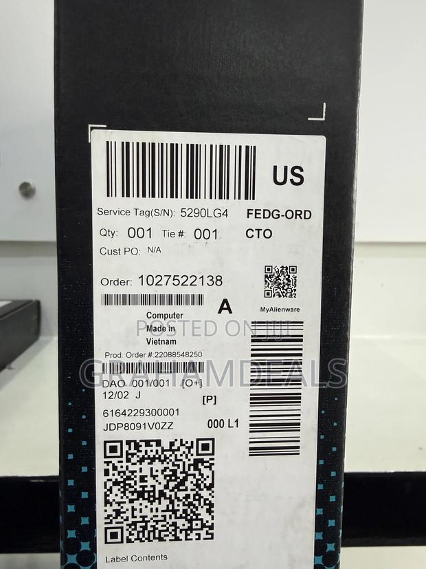 New Laptop Alienware Area-51m 32GB Intel Core Ultra 7 SSD 1T photo 3