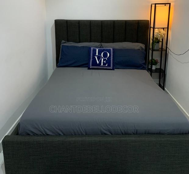 7 In 1 Navy Blue And Dark Grey Removable King Size Duvet Set photo 2