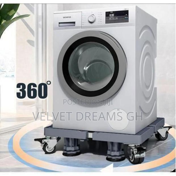 Adjustable Fridge Washing Machine Stand – Strong Durable photo 3