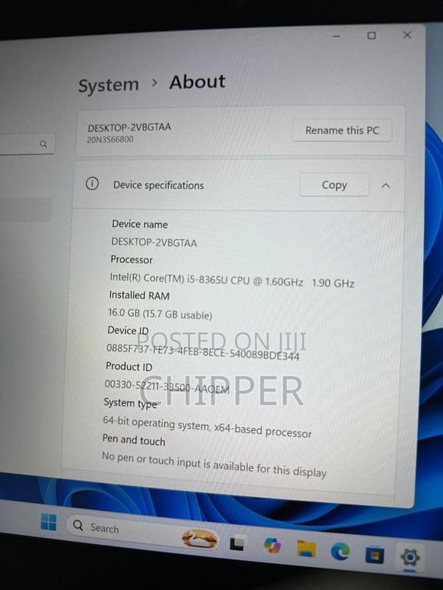 Laptop Lenovo ThinkPad T480 16GB Intel Core I5 SSD 256GB photo 3