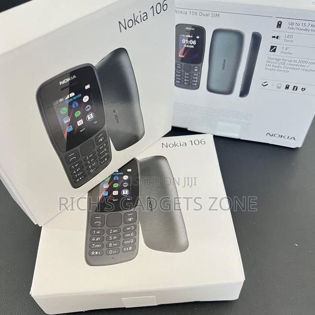 New Nokia 106 Black