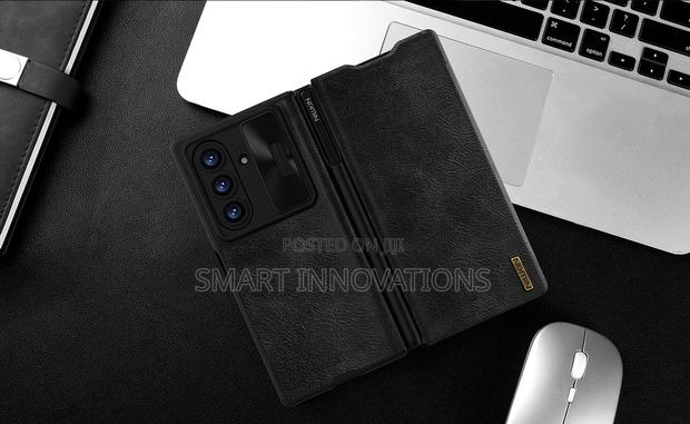 Galaxy Z Fold 7 Qin Pro Leather Cover With Stylus