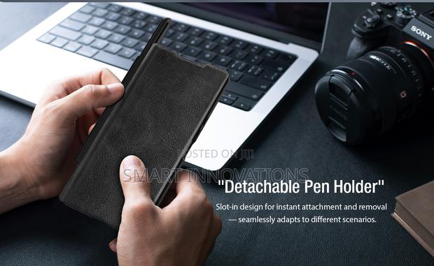 Galaxy Z Fold 7 Qin Pro Leather Cover With Stylus photo 11