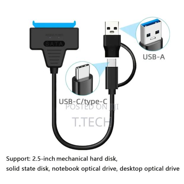 Sata to Usb/Type-C Cable photo 4