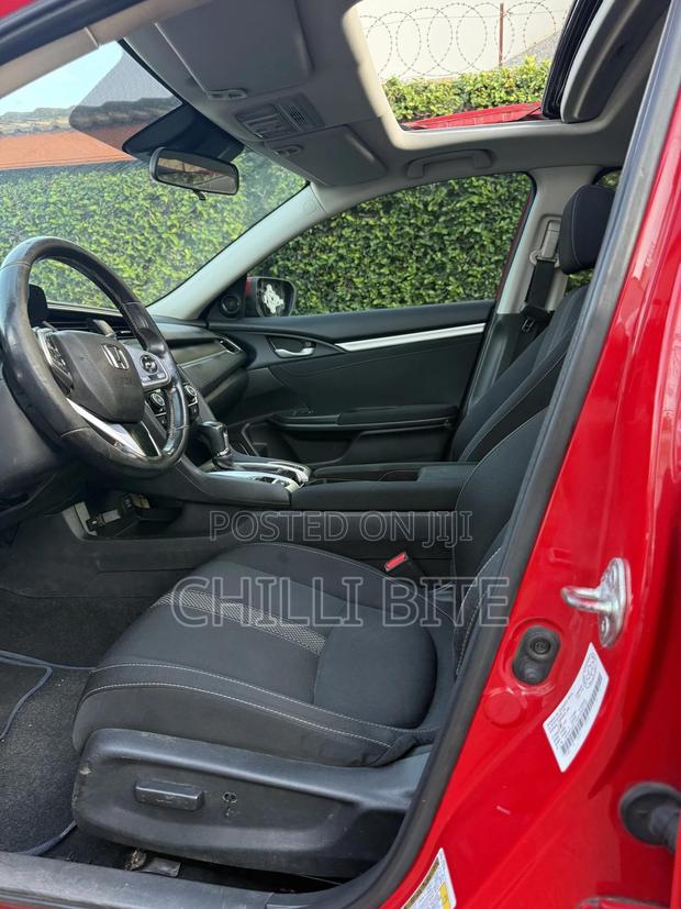 Honda Civic EX Sedan 2019 Red photo 7