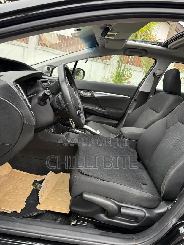Honda Civic EX-L 4dr Sedan (1.8L 4cyl CVT) 2015 Black photo 10