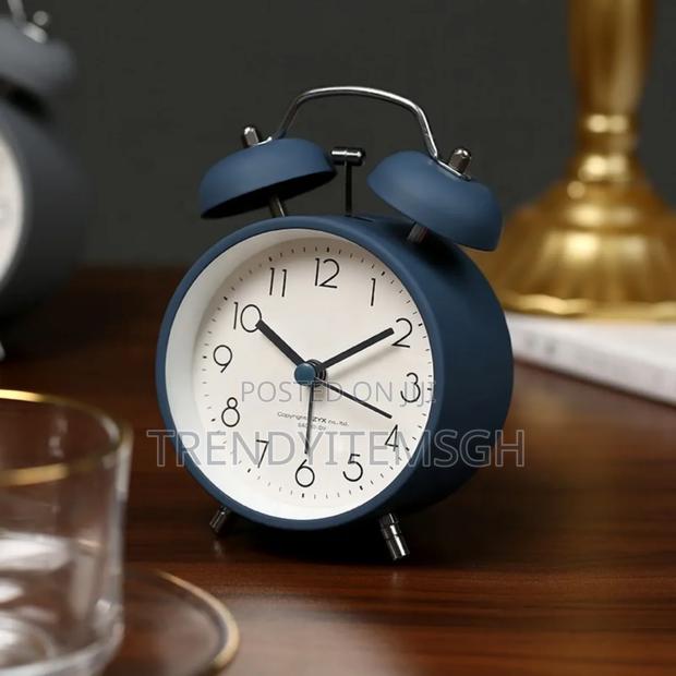 Metal Desk Bell Alarm Clock