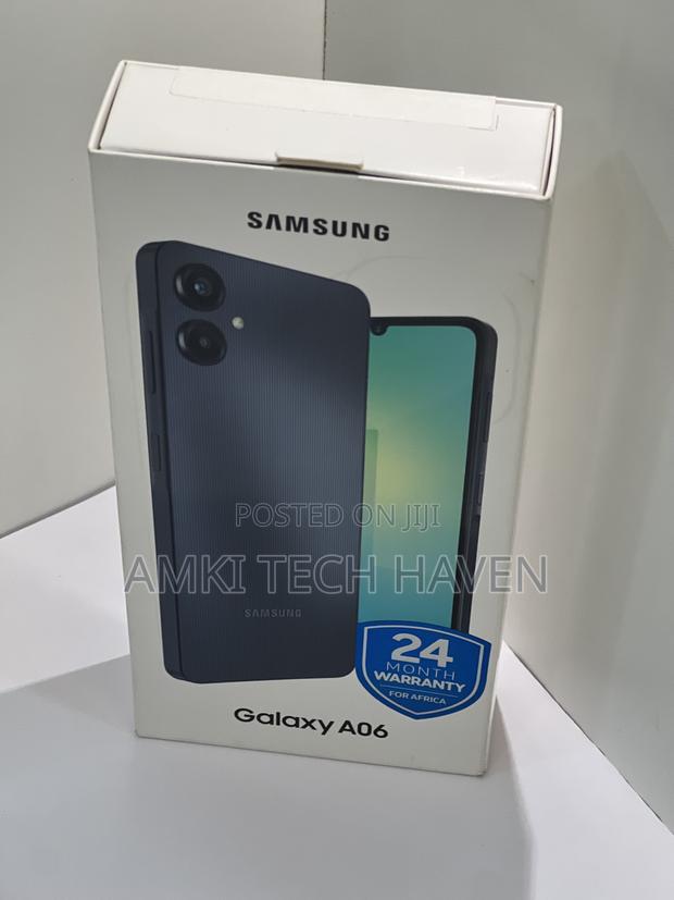 New Samsung Galaxy A06 128 GB Black