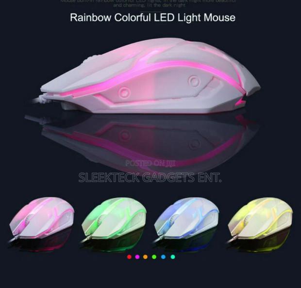 T6 Computer Desktop Gaming Keyboard Mouse Mechanical Led Light Backlit photo 5