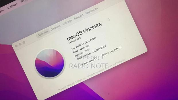 Laptop Apple MacBook Air 2022 M2 8GB Apple M2 SSD 256GB