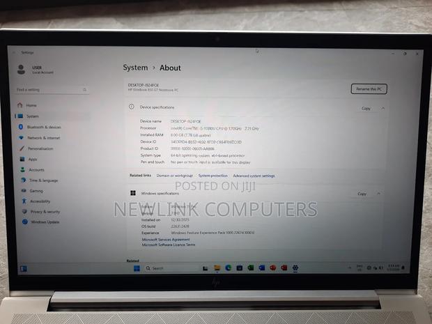 Laptop HP EliteBook 850 G8 16GB Intel Core I5 SSD 512GB photo 6