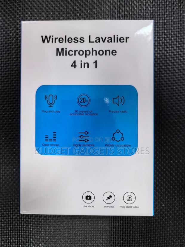Wireless Lavalier Microphone for Android/iPhone/Camera/Computer photo 2
