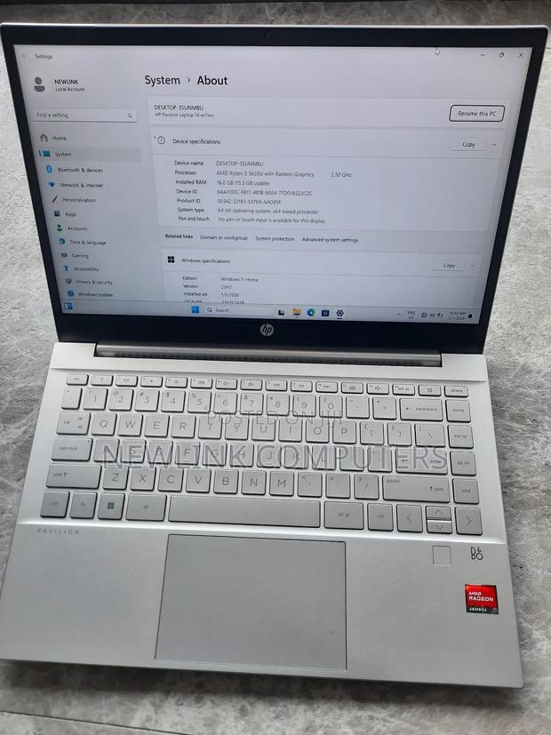Laptop HP Pavilion 14 16GB AMD Ryzen 5 SSD 512GB photo 6