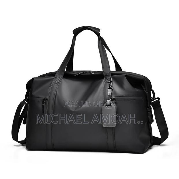 Potable Leather Duffle Travelling Bag Carry on Bag photo 2