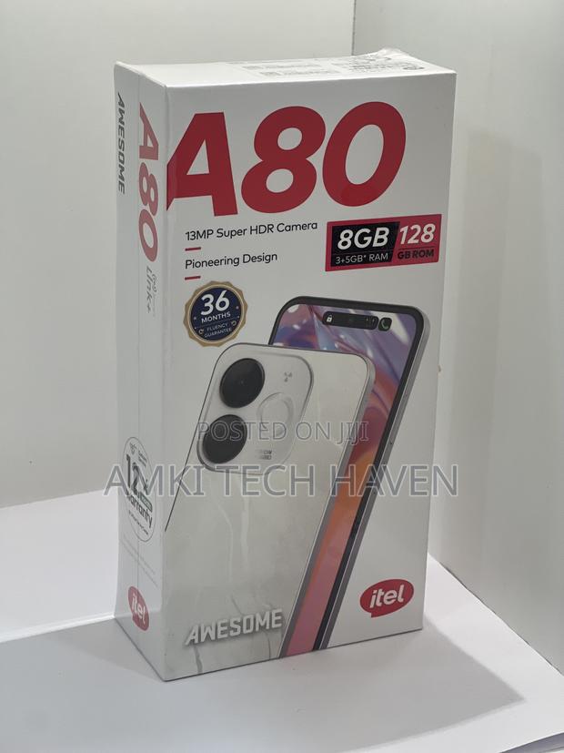 New Itel A80 128 GB Black photo 2