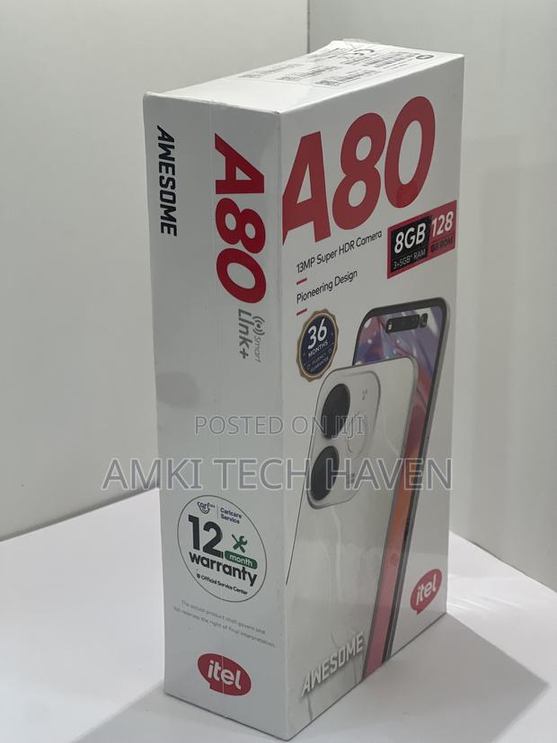 New Itel A80 128 GB Black photo 3