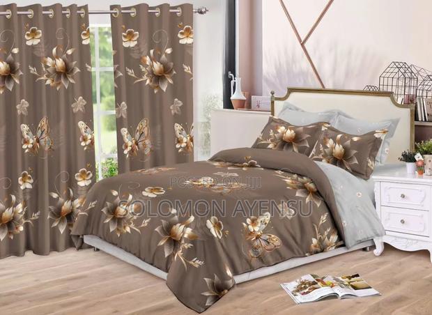 Window and Bed Set With Duvet