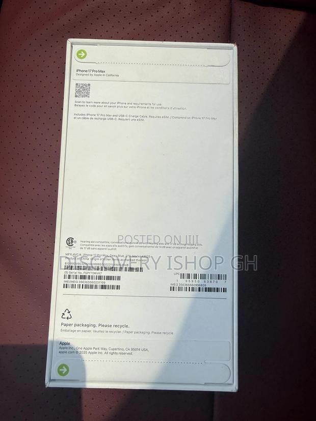New Apple iPhone 17 Pro Max 2 TB Blue photo 2