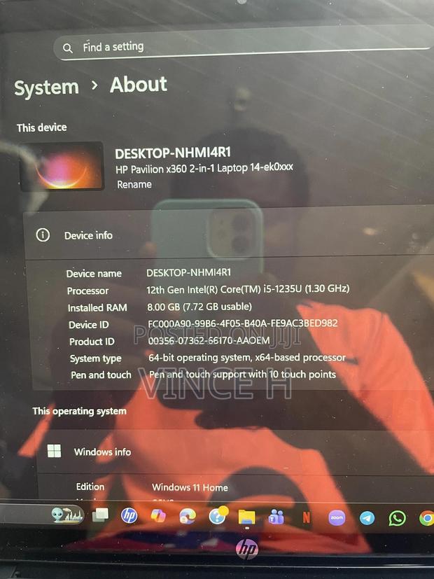 Laptop HP Pavilion 14 X360 2-in-1 8GB Intel Core I5 SSD 512GB photo 7