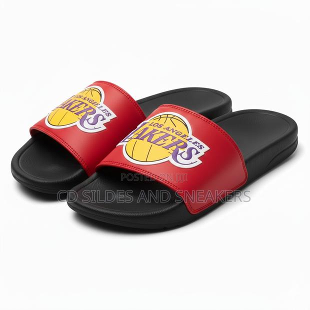 Lakers Slides – 30 Pairs in a Box | Hot Deal photo 2