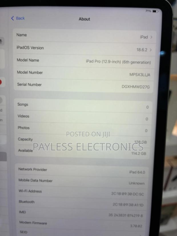 Apple iPad Pro 12.9 (2022) 256 GB Gray photo 4