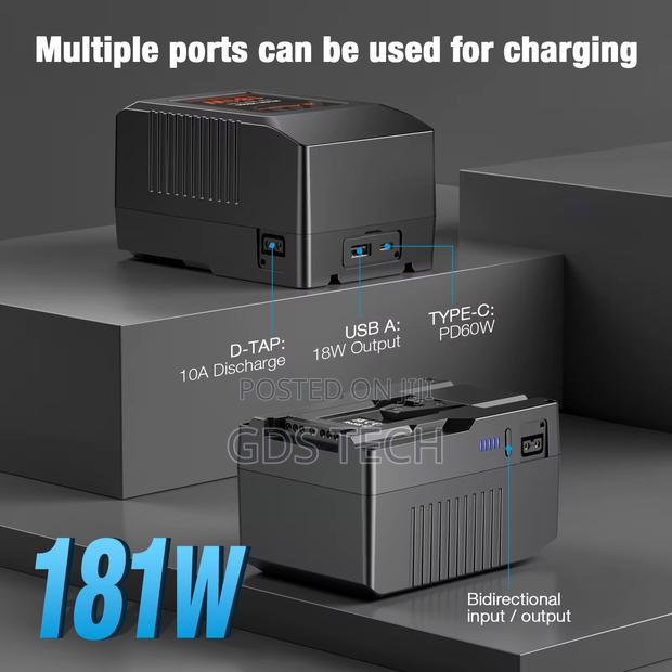 Powerextra Vb006 14.4v 181wh 12.6ah v-Mount Battery photo 5