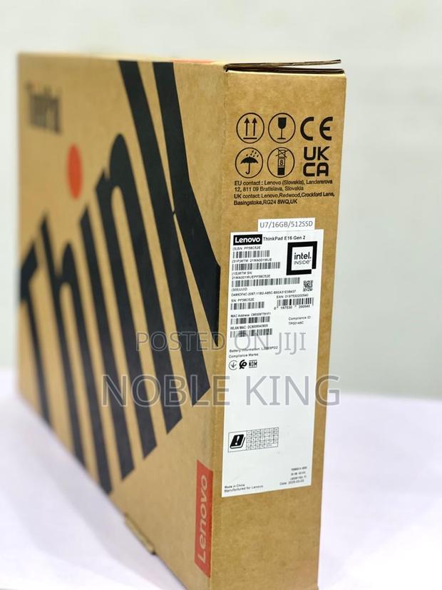 New Laptop Lenovo Thinkpad E16 G1 16GB Intel Core Ultra 7 SSD 1T photo 2