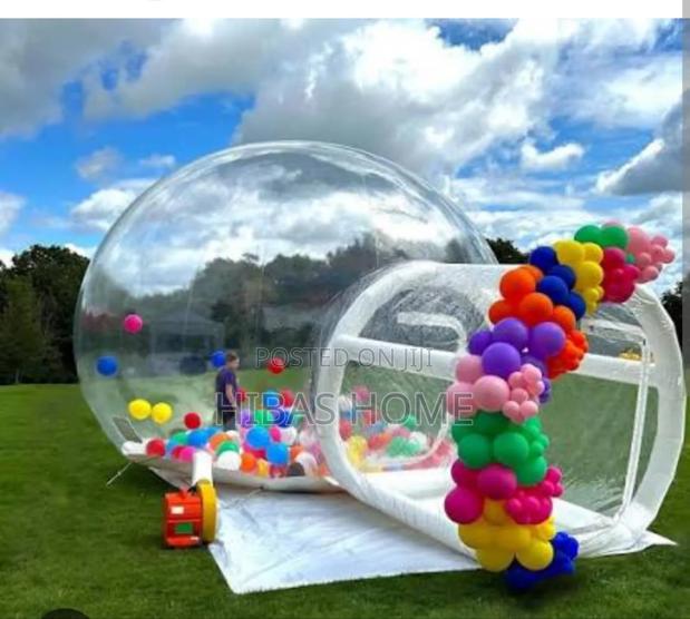 Inflatable Bounce House With Blower Bubble House Balloon Ball photo 2