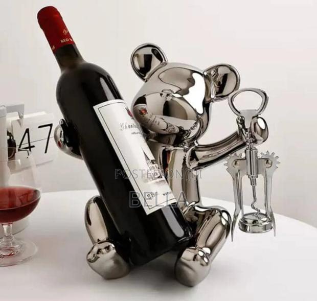 Bear Wine Holder And Opener