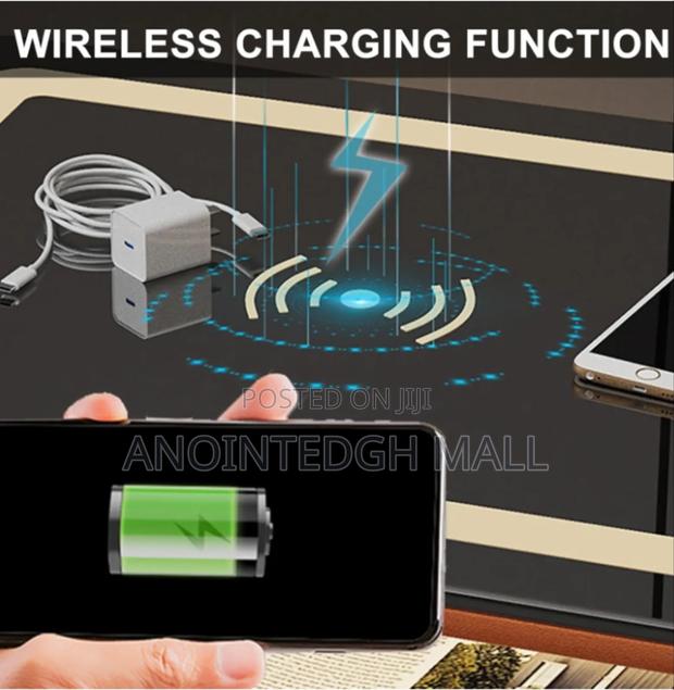 Smart Bedside Table With Wireless Charging And Led Light - Multicolor photo 6