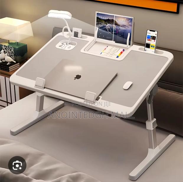 Folding Laptop Desk On Bed - Gray