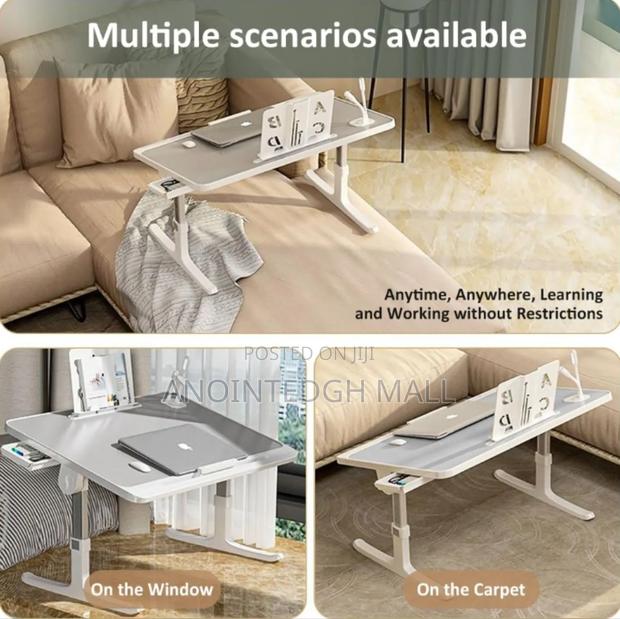 Folding Laptop Desk On Bed - Gray photo 2