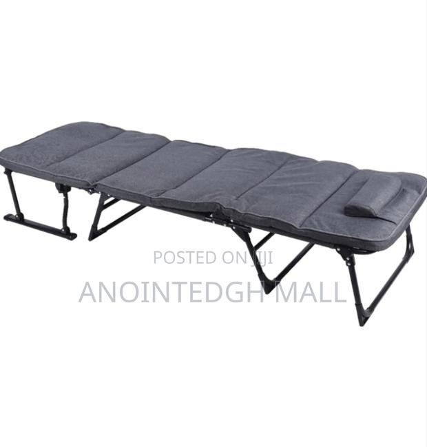 Adjustable Metal Camp Bed/Chair - Gra Y photo 2