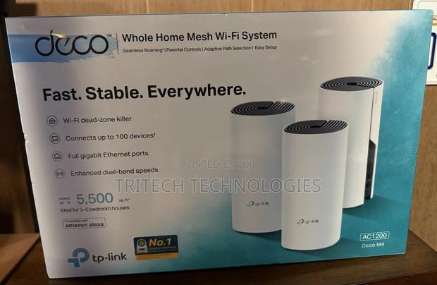 Tp-Link 3 in 1 Access Point Deco M4 Whole Home Mesh Wifi System photo 2