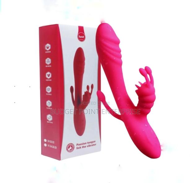 Multiple Orgasm Three-Pronged Dildo Vibrator - Rechargeable
