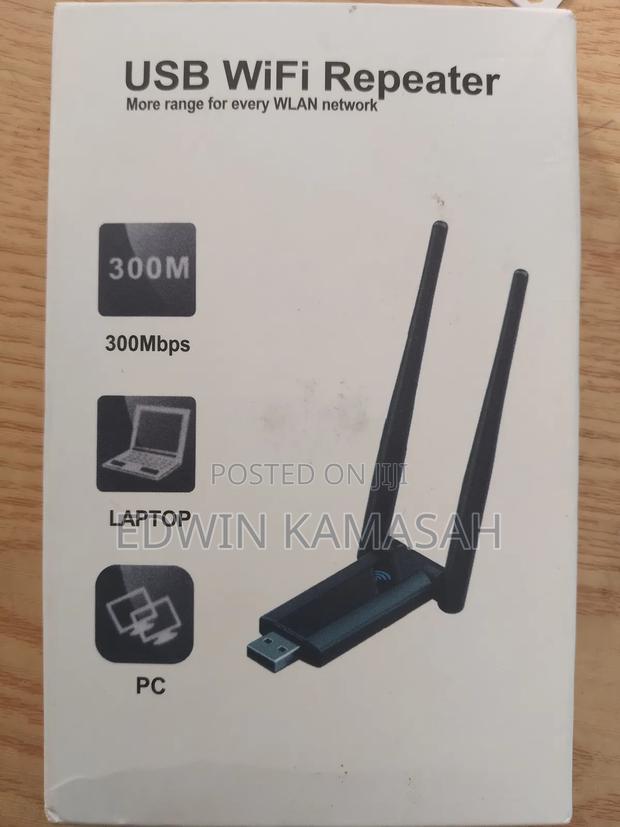 Usb Wifi Repeater | High-speed Wireless Adapter With Dual Antenna
