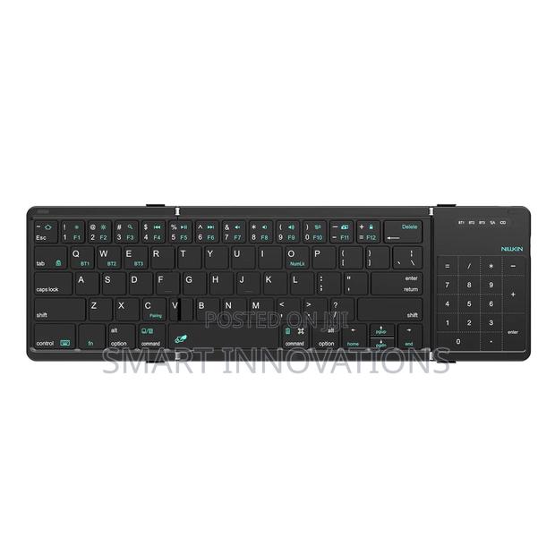 Cube Pocket Foldable Bluetooth Keyboard With Trackpad