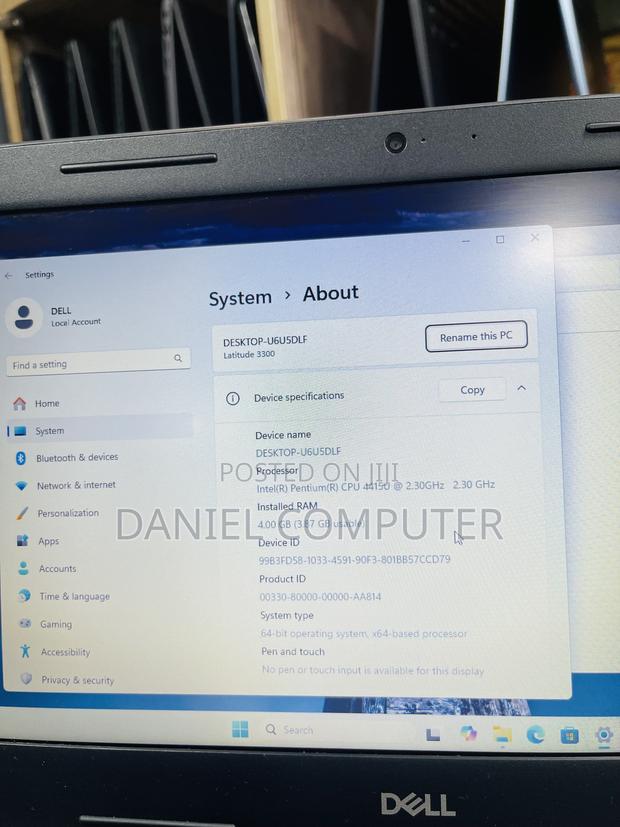 Laptop Dell Latitude 3301 4GB Intel Pentium SSD 128GB photo 10