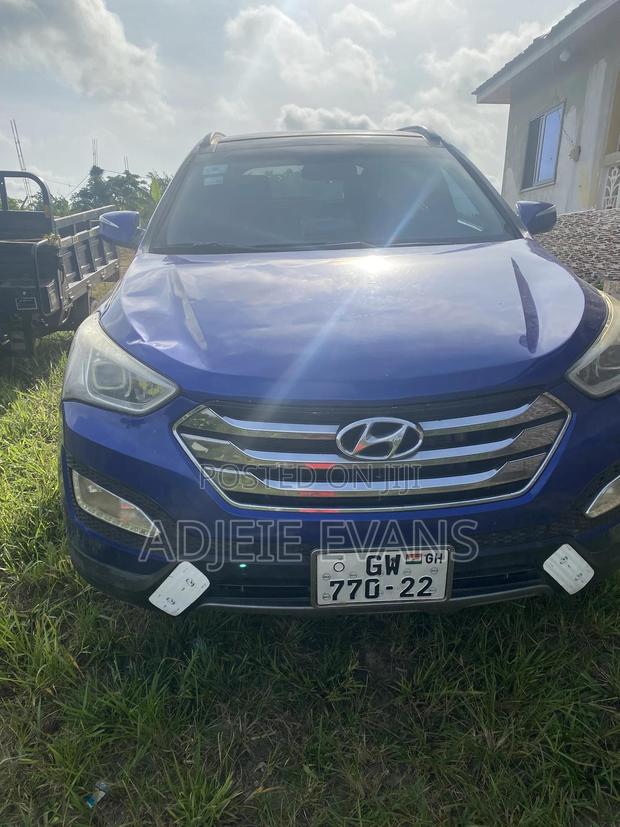 Hyundai Santa Fe Limited 4dr SUV AWD (3.3L 6cyl 6A) 2015 Blue photo 5