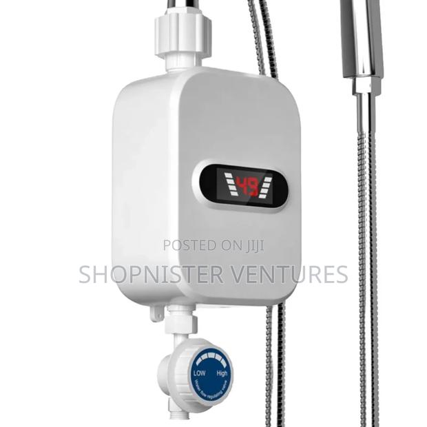 3500w Heating Electric Water Heater Mini Shower Thermostatic Shower photo 3