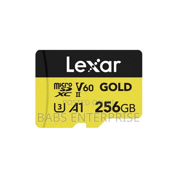 Lexar Professional 256gb Gold Microsdxc Uhs-ii Card-up To 280mb