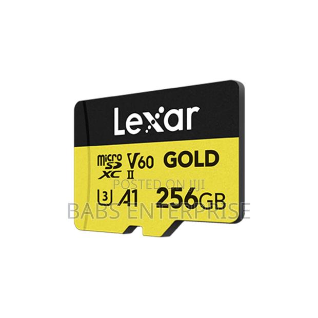 Lexar Professional 256gb Gold Microsdxc Uhs-ii Card-up To 280mb photo 2