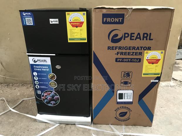 Massive Pearl Pf-90t-10j Doubledoor Top Freezer Fridge