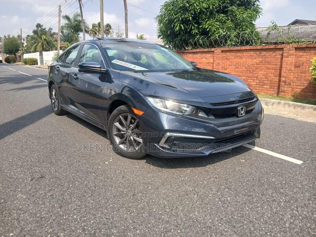 Honda Civic EX 2021 Teal photo 2